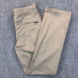 Volcom Boys 28x28 Khaki Frickin Modern Stretch Chino Pants School Uniform Casual